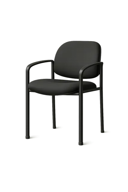 Silla interlocutora para oficina color Negro